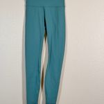 Lululemon  Teal Green High Rise Leggings Womens 4 Yoga Pants Athletic Active Wear Photo 9