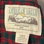 American Eagle Outfitters • Women’s Red Green Plaid Flannel Button Down Shirt Photo 4