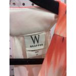 Wrapper  Tie Dye Maxi Dress Orange Blue Halter Neck Women's Size 2X Photo 3