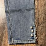 White House | Black Market  Sz 2 Women's Beaded Ankle Mid Rise Skinny Crop Jeans Photo 1