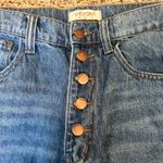 Vibrant Miu  Women's Bell Bottom Jeans Distressed Button Fly Blue Size 11 29 Photo 1