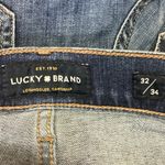 Lucky Brand  410 Blue Denim Straight Leg Stretch Athletic Slim Jeans Size 32\34 Photo 3