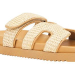 Steve Madden  Mayven Sandals in Natural Raffia 9.5 Womens Slides Photo 0