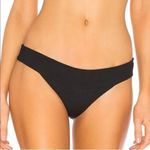 l*space L* Veronica Bikini Bottoms Size‎ XL Black Classic High Cut Thigh Ribbed NWT Photo 0
