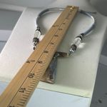 Boutique Mother of pearl abalone mosaic necklace boho festival Photo 3