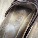 Birkenstock  Granada Oiled Leather Slip On Sandals Dark Brown Size 39 Women’s 8 Photo 2