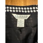 Uniform John Paul Richard Polka Dot Crepe Skirt 100% Silk Womens Size 10 Black Photo 4