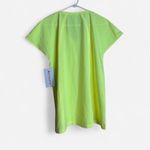 Athleta  Boulevard V Neck Tee Neon Yellow Small Shirt Stretchy Featherweight Photo 4