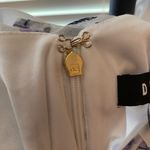 DKNY White and Purple Floral Dress Photo 6