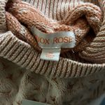 Knox Rose  Cream Off-the-Shoulder Sweater with Chunky Knit Photo 3