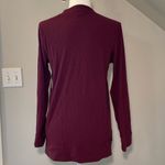 Tommy John Zen ribbed long sleeve crew in port Royal (maroon) size small lounge Red Photo 5