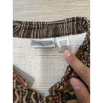 Chico's Vintage ‎ Brown Patterned 100% Cotton Quilted Button-Up Jacket Size 3 Photo 2