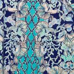 Lilly Pulitzer Bay Dress Your Biggest Fan Lapis Lazuli Size Small Resortwear Photo 2