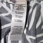 Chico's NEW Chico’s Black & White Palm Graphic Pull On Palazzo Pants size 1 or Medium 8 Photo 5