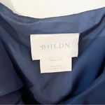 BHLDN NWT Hailee Ruffle-Neck Wrap Georgette Gown Blue Navy Bridesmaids Size 10 Photo 3