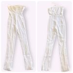 Reformation Winona Off-White Rayon Nylon Blend Strappy Jumpsuit Open Back 4 Photo 14