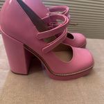 Steve Madden  Pink Double Strap Heels (Brand new) Photo 2