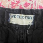 Free People We The Free Marx Slouchy Wide Leg Cargo Jeans in Washed Black 25 Photo 3