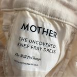 NWT MOTHER X CAROLYN MURPHY Limited
Edition Uncovered Knee Fray Dress, XS White Photo 9
