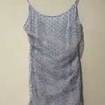 Cider Ruched Tulle Hearts Slip Dress Photo 0