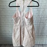 Ali Ro Shell Light Pink Eyelet Lace Razorback Dress Size 8 Photo 2