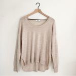 Madewell Southstar Merino Wool Pullover Beige Tan Top J4817 Size M Photo 2