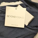 Beyond Yoga NWT Navy Off White Spacedye Built In Bra Sleeveless A Line Dress S Photo 5