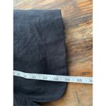 T3 90s VTG LStudio Women's Button Front 100% Linen Blazer Jacket Black Size 8/La Photo 5