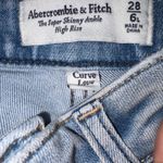 Abercrombie & Fitch Curve Love High Rise The Super Skinny Ankle Jean Size 28, 6L Photo 4