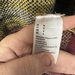 American Eagle  Women’s Medium Aztec Tribal Sweater Vest Fringe Open Front Photo 8