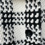 Centigrade Houndstooth Wool Blend Peacoat Black White Women’s L Size L Photo 7