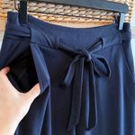 CAbi  #5177 High-Rise Easy Croped Dress Belted Pockets Trousers Navy Blue, 2 Photo 5