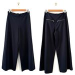 COS Wide Leg Pants Navy Blue Sz XS Photo 1