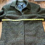Sag Harbor  Olive Green Boucle Tweed Blazer Jacket Size 10 Photo 6