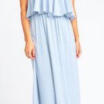 Show Me Your Mumu Hacienda Maxi Dress In Steel Blue Photo 1