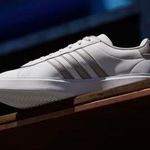 Adidas  Grand Court White Platinum Shoes Size 10 Photo 0