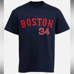 Majestic NWT  Red Sox David Ortiz 34 Shirsey T- Shirt, Navy, Size Medium Photo 1