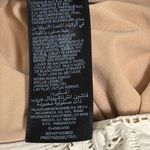 Bebe  bodycon dress nude undertone ivory top woman size M/L nice material thick Photo 8