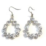 Boutique Wholesale 8 Pairs Flowers & Rhinestones Earrings Gold Tone  Bulk NWT Photo 2