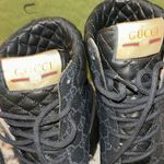 Gucci Women's GG Platform High Block Heel Ankle Boots Size 40 Photo 8