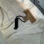 Burberry Skerton Front Pleat Cotton Drill High Waist Trouser's Pants Flawed 2 Photo 2