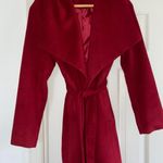 Red Trench Coat Photo 0