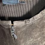 Vintage Y2K Escapade Sweater Full Zip Suede Brown Long Sleeve Womens Small Photo 7