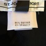 St. John Sport black denim jeans Gold Size 10 Photo 9