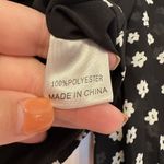 Princess Polly ‎ Size 6 Black White Floral Long Sleeve Wire Bustier Crop Top Photo 6