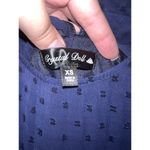 Crystal Doll Clip Dot Mini Dress with Ruffles and Long Sleeves Sheer Polka Dot Photo 6