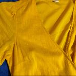 Old Navy Waist-Defined Bell-Sleeve Faux-Wrap Dress Photo 3