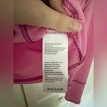 Urban Outfitters  Pink Round Hem Strappy Long Sleeve Stretch Top Size Large Photo 4