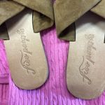 Free People NWOT  suede slides never worn size 36 plastic still on bottom Photo 1