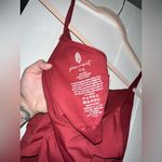 Free People Movement NWOT Free People Good Karma Ruched Crop Tank - Sour Cherry Photo 6